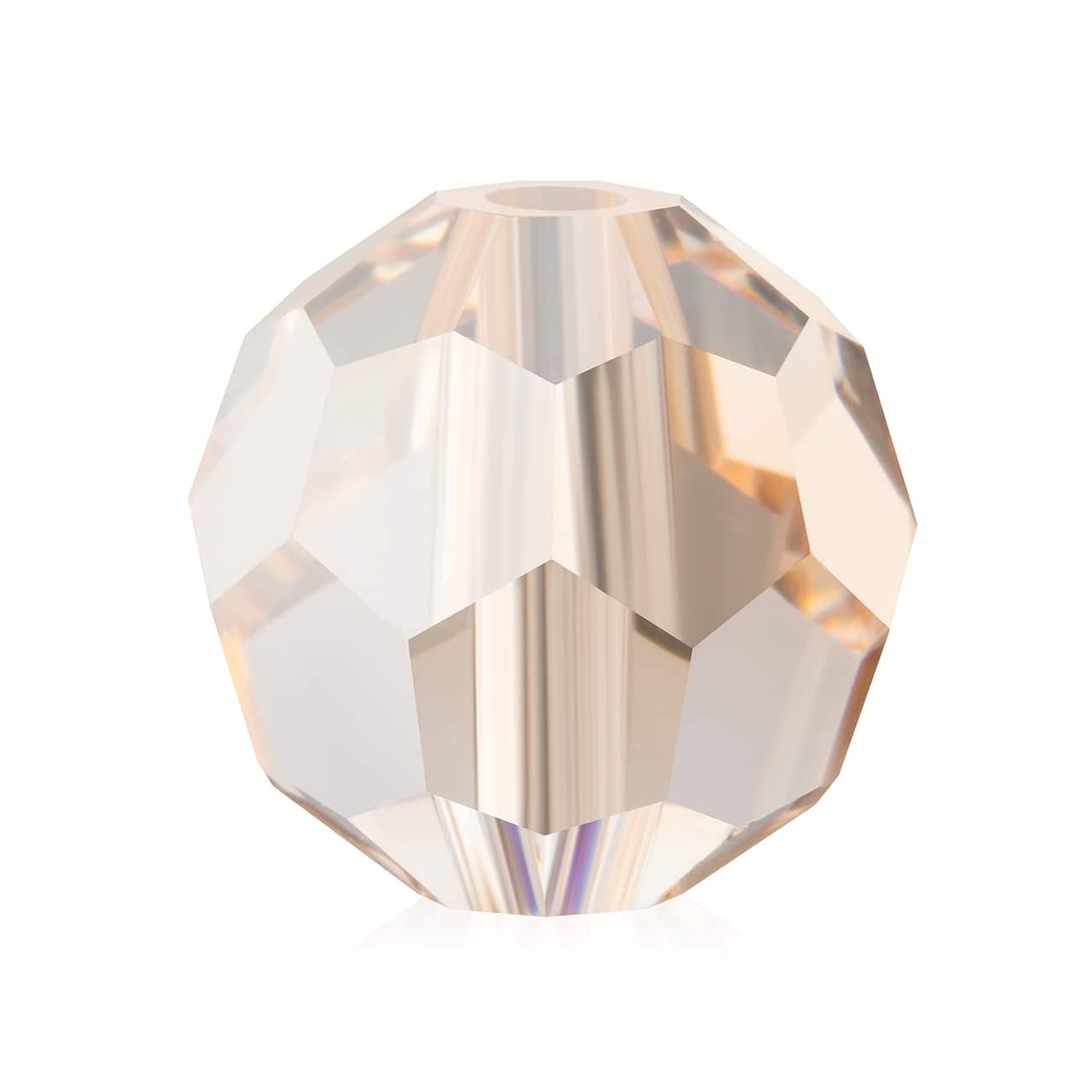 John Bead Preciosa 4mm Czech Crystal Glass Faceted Round Beads, 40ct.